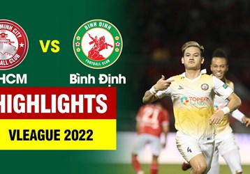 Highlights TP HCM vs Bình Định | Tấn Tài tỏa sáng-Bình Định ngược dòng không tưởng trong 2 phút cuối