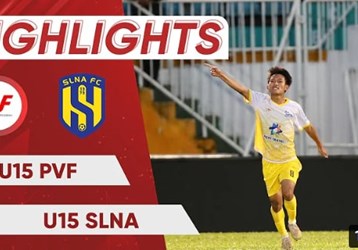 HIGHLIGHTS | U15 PVF - U15 SLNA | Trận chung kết trong mơ với 6 bàn thắng, "ngai vàng" đổi chủ