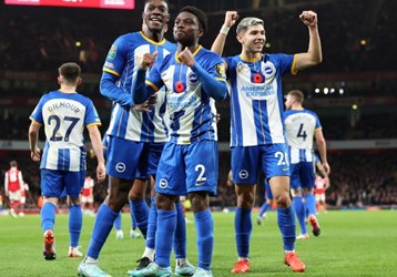 video Highlight : Arsenal 1 - 3 Brighton (League Cup)