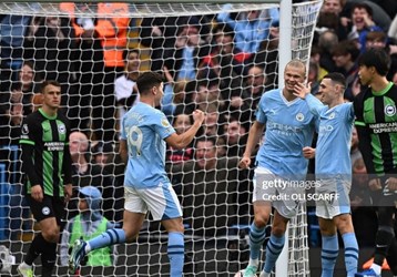 video Highlight : Man City 2 - 1 Brighton (Ngoại hạng Anh)