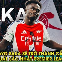 Bukayo Saka có thể trở thành cầu thủ xuất sắc nhất trong lịch sử ngoại hạng Anh?